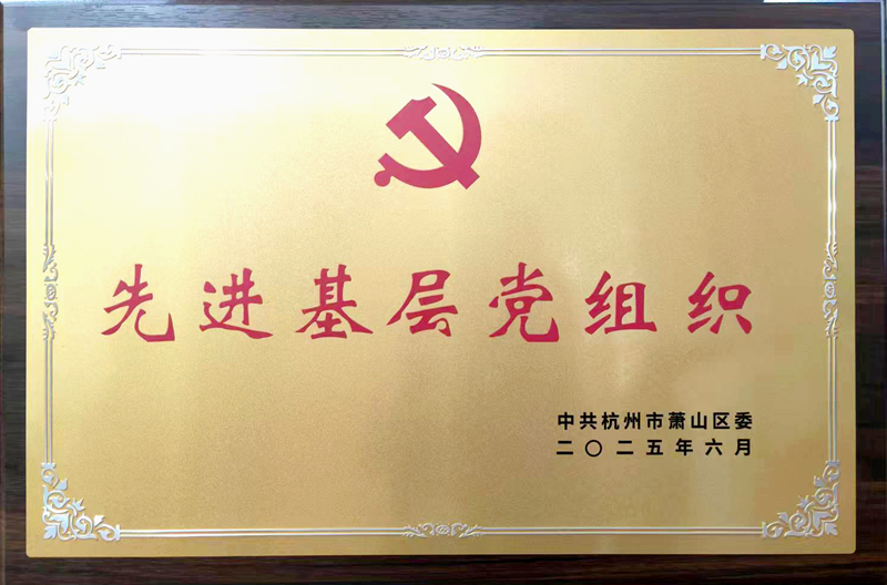 新光公司黨支部榮獲“蕭山區先進基層黨組織”稱號